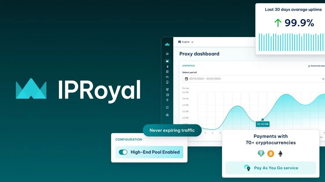 برنامه IPRoyal | بهترین پروکسی ها برای تلگرام