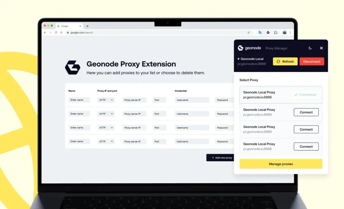 برنامه Geonode | بهترین پروکسی تلگرام