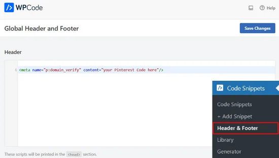 نحوه گرفتن تأیید سایت وردپرس در Pinterest 