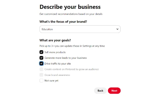 طریقه گرفتن تأیید سایت وردپرس در Pinterest 