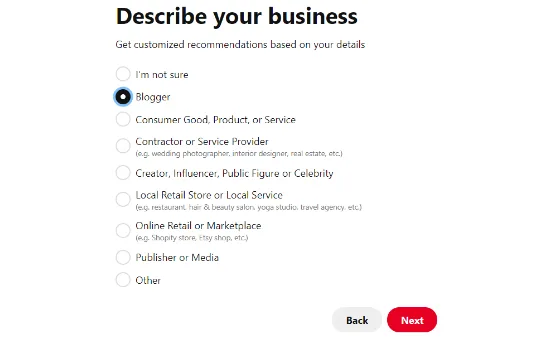 نحوه دریافت تأیید سایت وردپرس در Pinterest 
