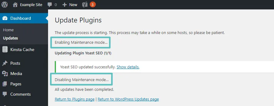 دلایل رخ دادن خطای Maintenance Mode