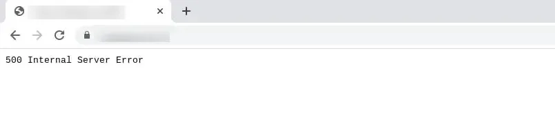 خطای HTTP 500