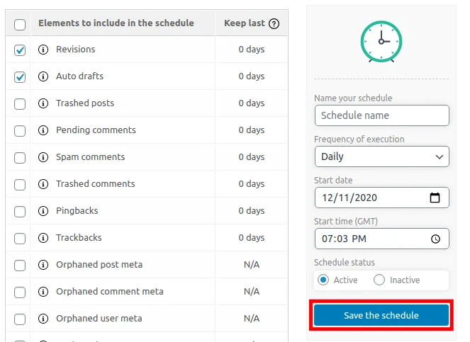 نحوه کار با افزونه Advanced Database Cleaner