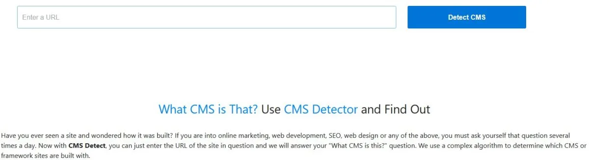 ابزار CMSDetect | تشخیص سیستم مدیریت محتوای سایت