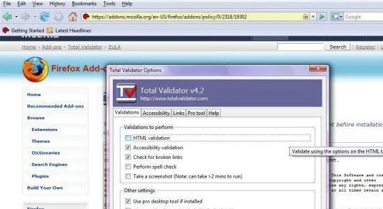 افزودنی Total Validator | افزونه های برتر فایرفاکس برای طراحان سایت