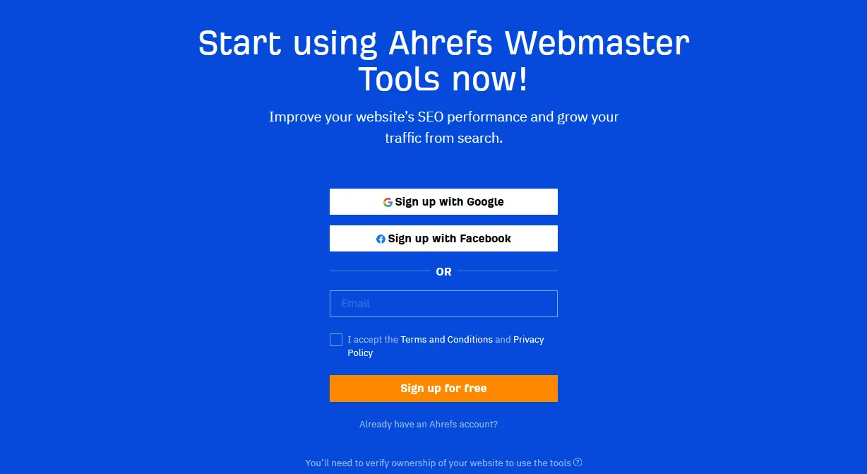 نحوه وصل کردن سرچ کنسول به Ahrefs 
