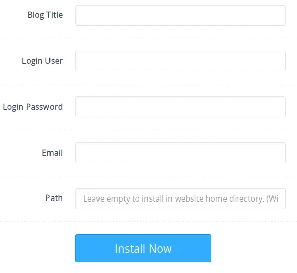 نصب وردپرس روی CyberPanel