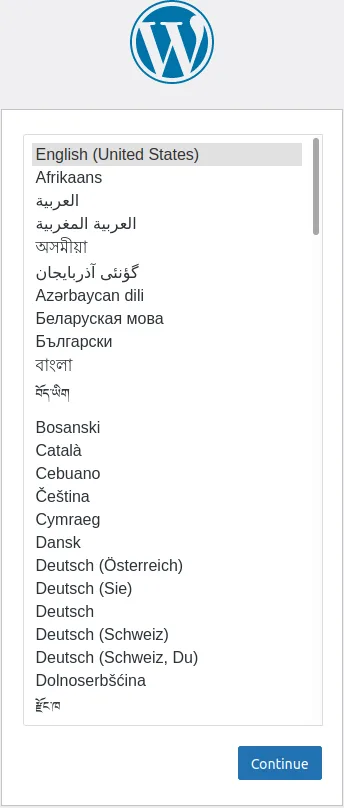 نحوه نصب وردپرس روی CyberPanel