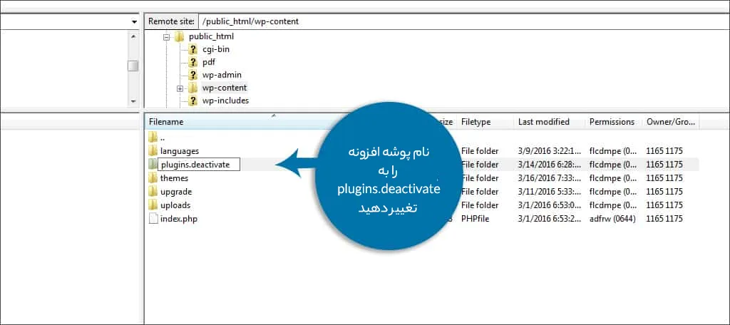 نحوه غیرفعال کردن افزونه ها بدون ورود به پنل وردپرس