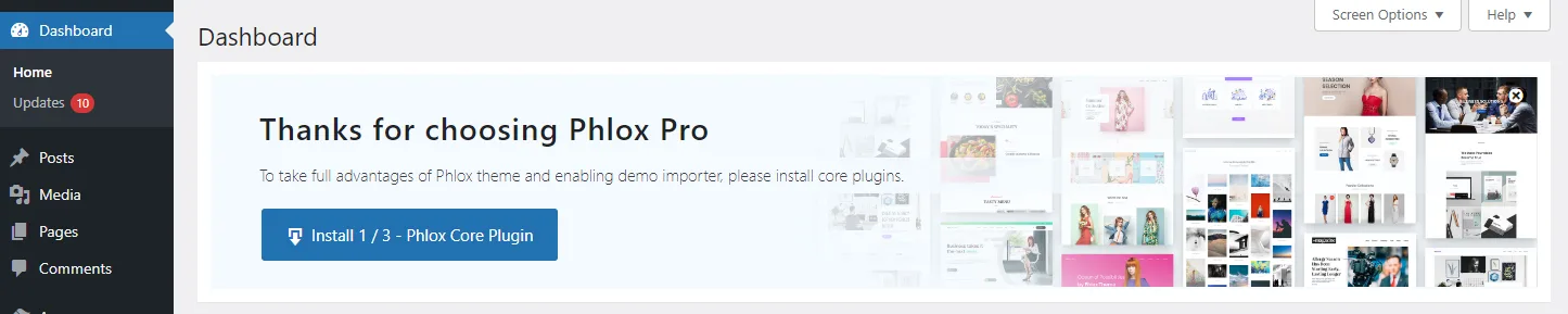 آموزش نحوه تنظیمات قالب Phlox pro
