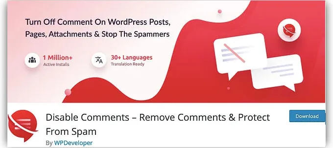 بهترین افزونه های ضد اسپم (هرزنامه) وردپرس - افزونه اسپم وردپرس Disable Comments