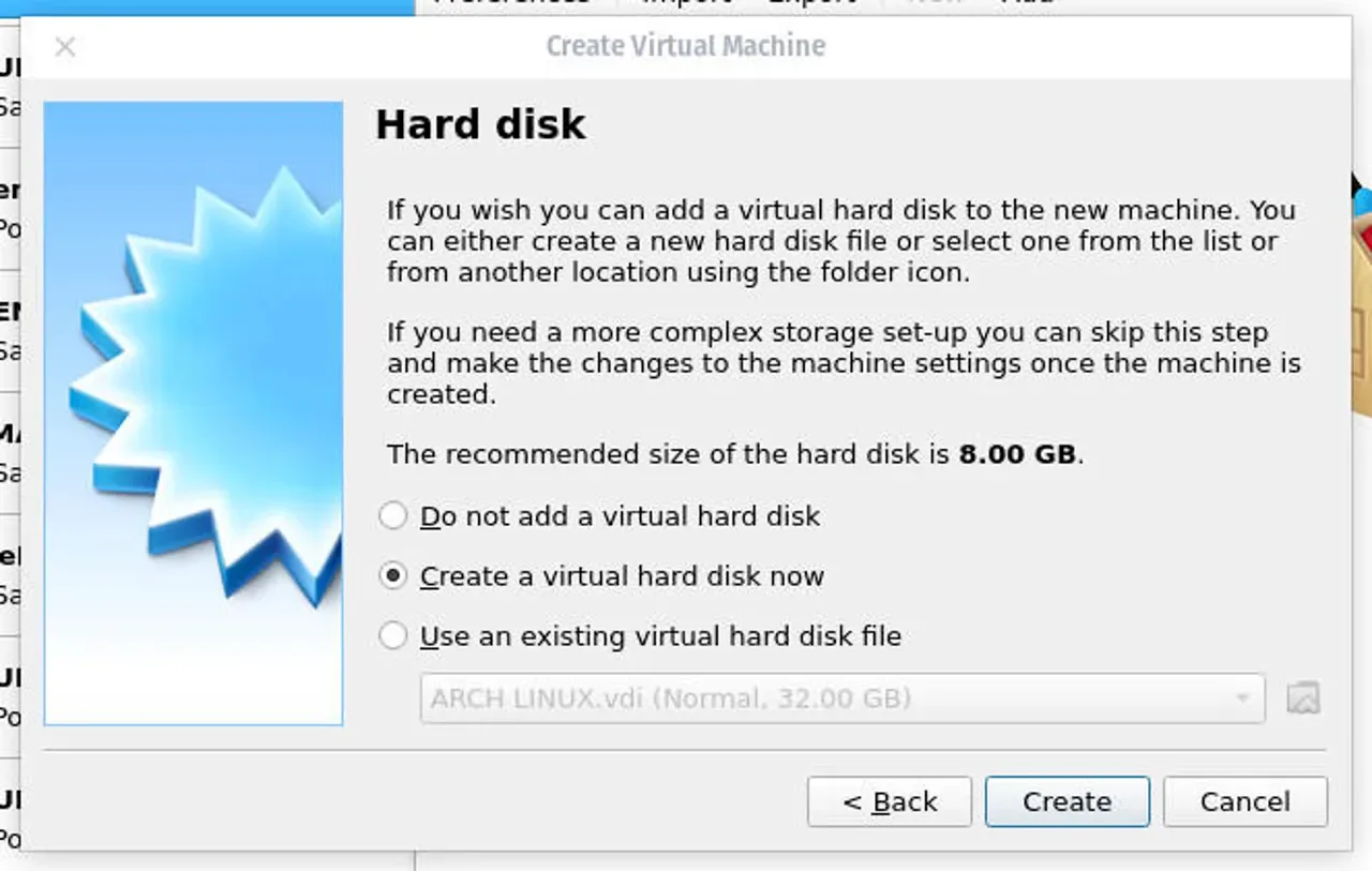 چگونگی نصب لینوکس روی مجازی ساز VirtualBox