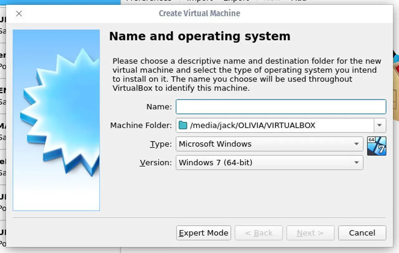 نحوه نصب لینوکس روی مجازی ساز VirtualBox