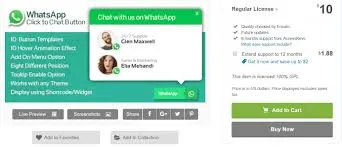 پلاگین واتساپ وردپرس WP WhatsApp Button