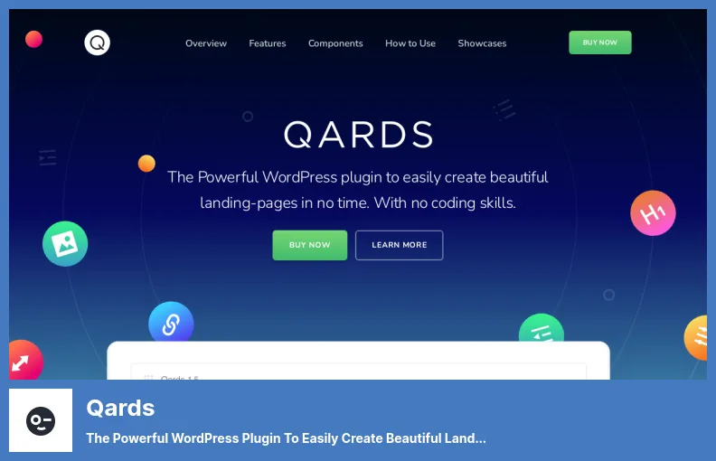 افزونه Qards | برترین افزونه ساخت لندینگ پیج در وردپرس