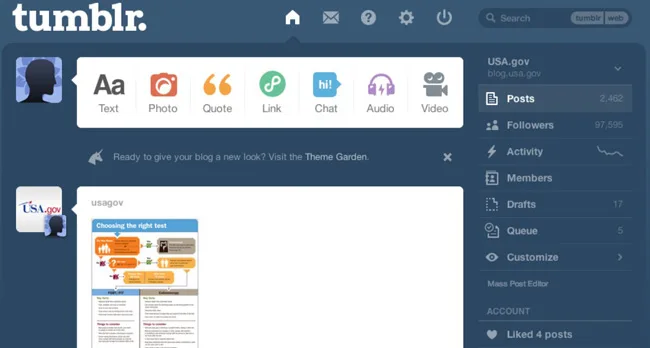 سایت گیف Tumblr