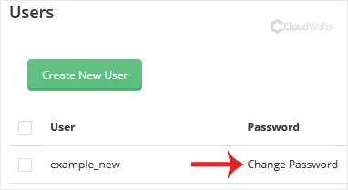تغییر رمز دیتابیس در دایرکت ادمین