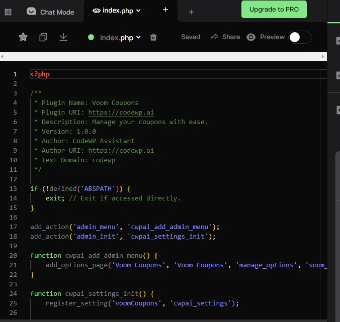 نحوه استفاده از افزونه CodeWP