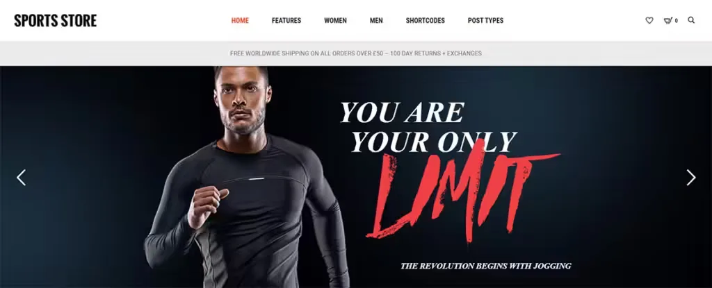 بهترین قالب ورزشی - قالب وردپرس ورزشی Sport Store