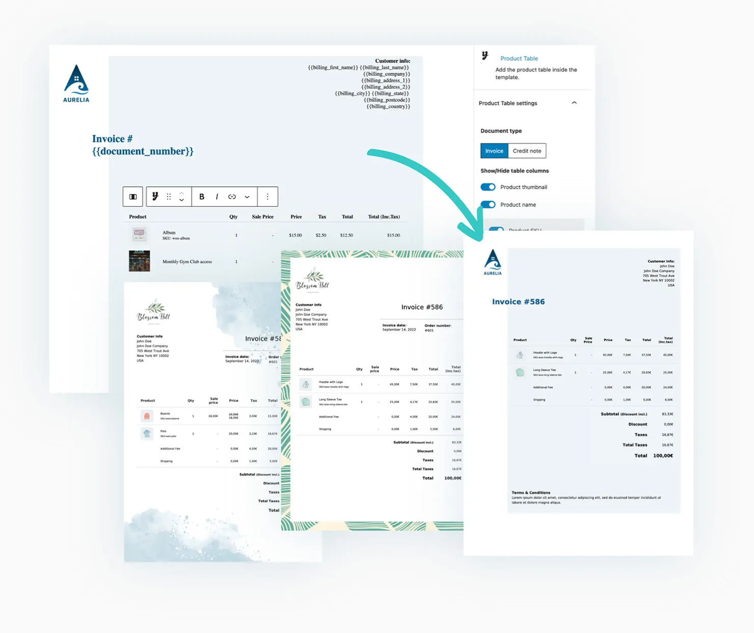 افزونه YITH WooCommerce PDF Invoice & Shipping List