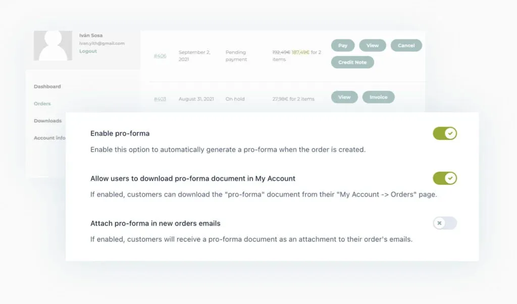 افزونه YITH WooCommerce PDF Invoice & Shipping List