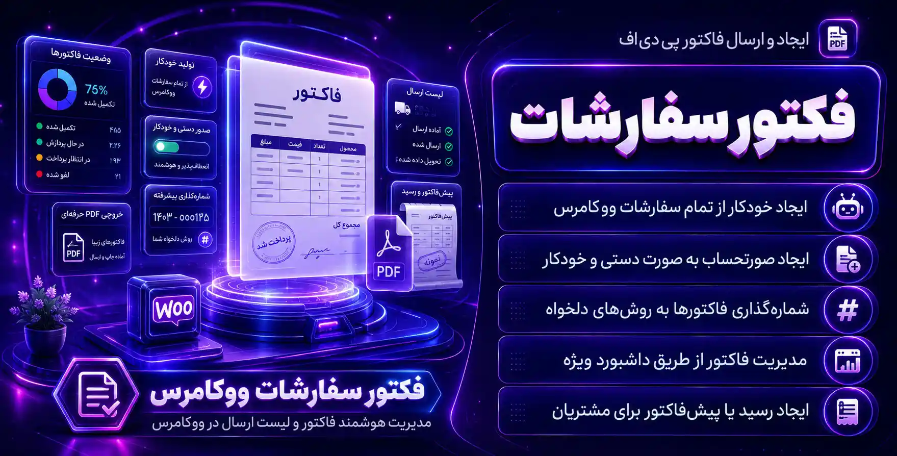 افزونه YITH Woocommerce PDF Invoice and Shipping List | ایجاد و ارسال فاکتور PDF برای سفارشات ووکامرس