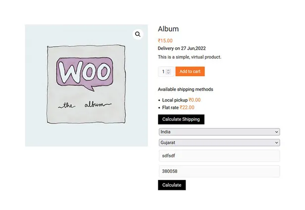 Woocommerce Shipping Cost Calculator On Product Page 