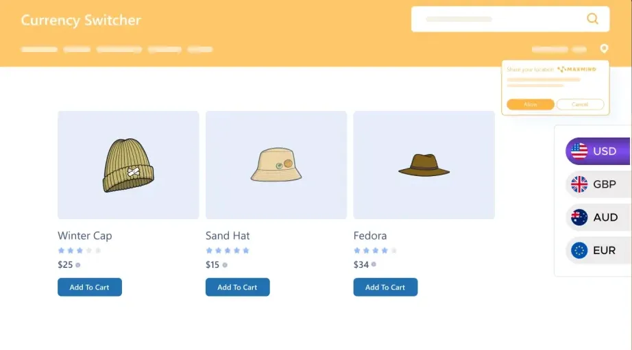 افزونه Currency Switcher for WooCommerce