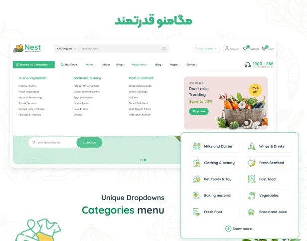 قالب Nest