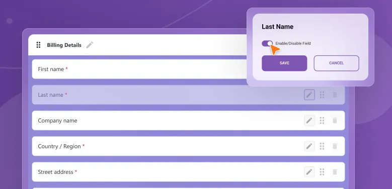 افزونه Checkout Custom Fields Builder for WooCommerce