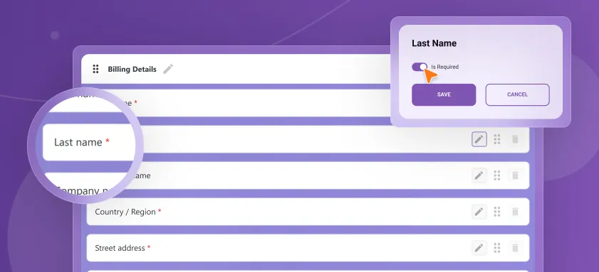 افزونه Checkout Custom Fields Builder for WooCommerce