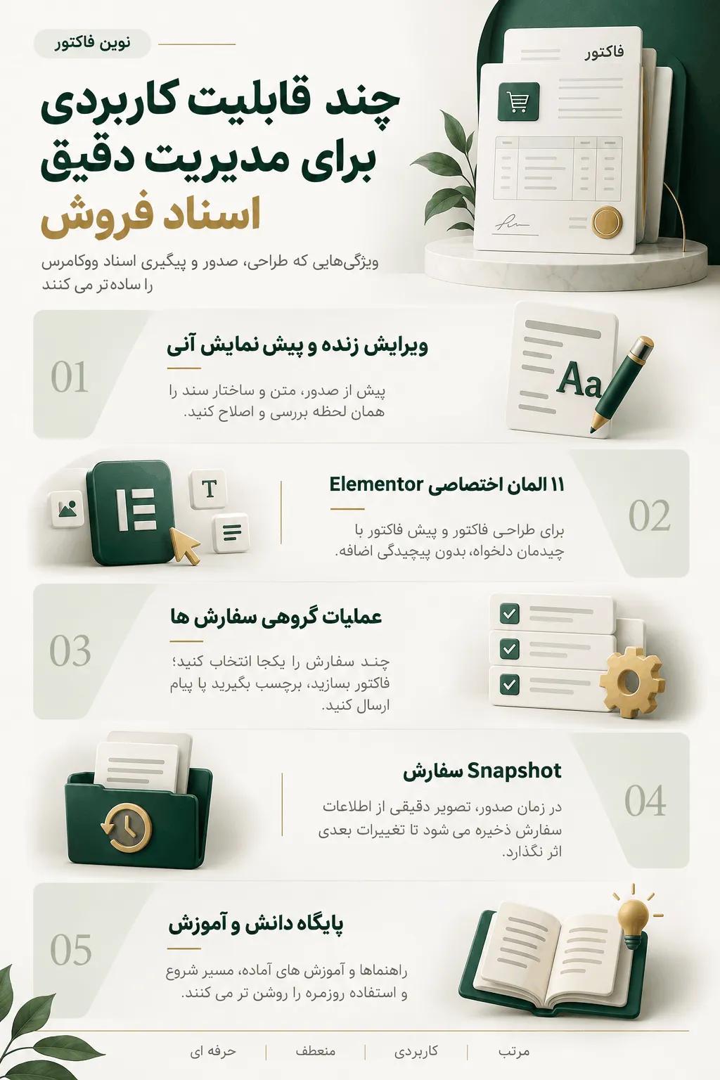 دانلود فاکتور از حساب کاربری ووکامرس