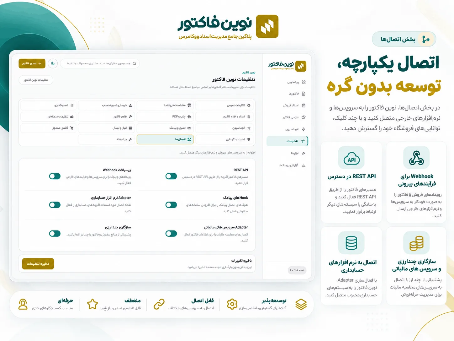 نوین فاکتور وردپرس