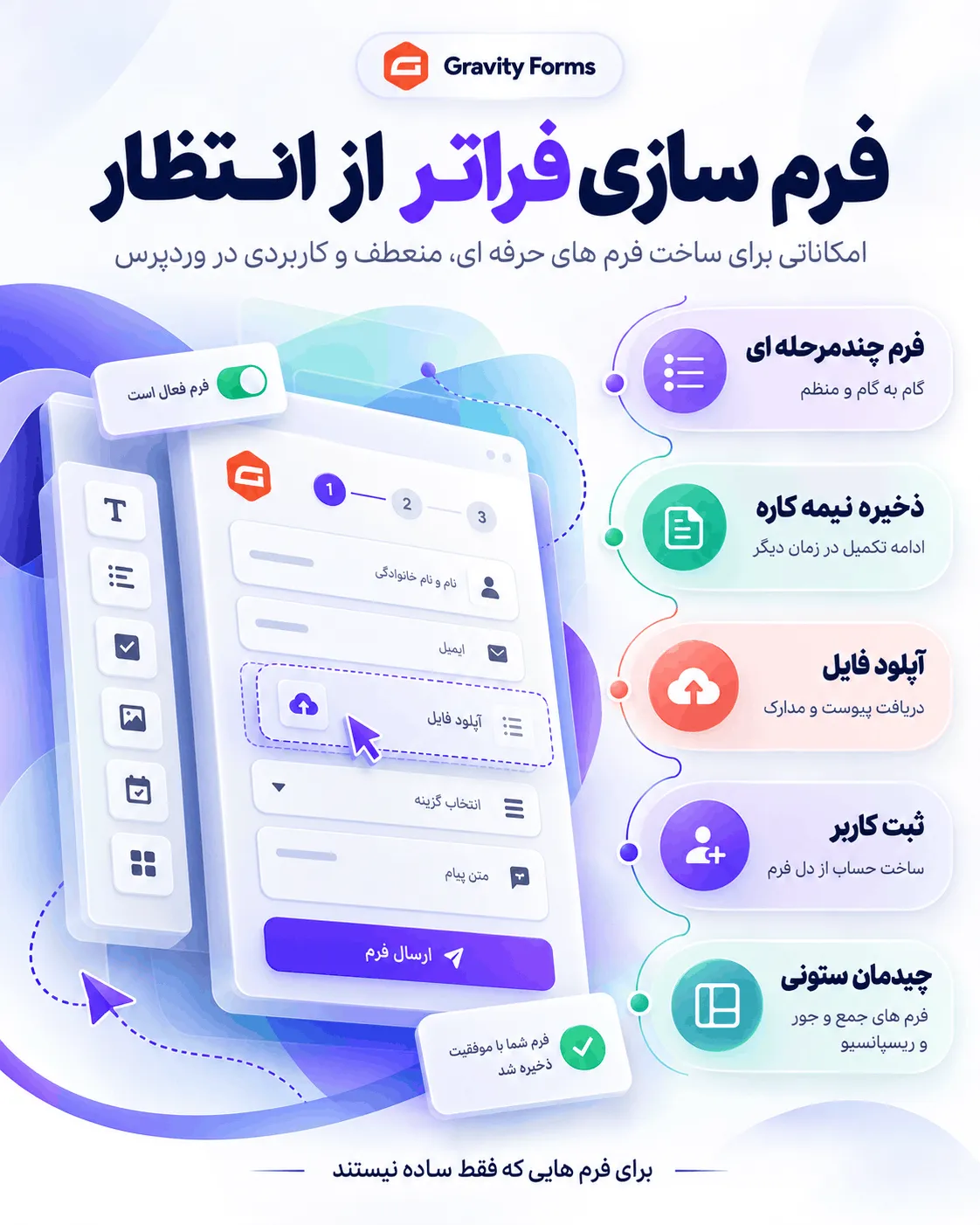 ورودی‌های ناقص در Gravity Forms