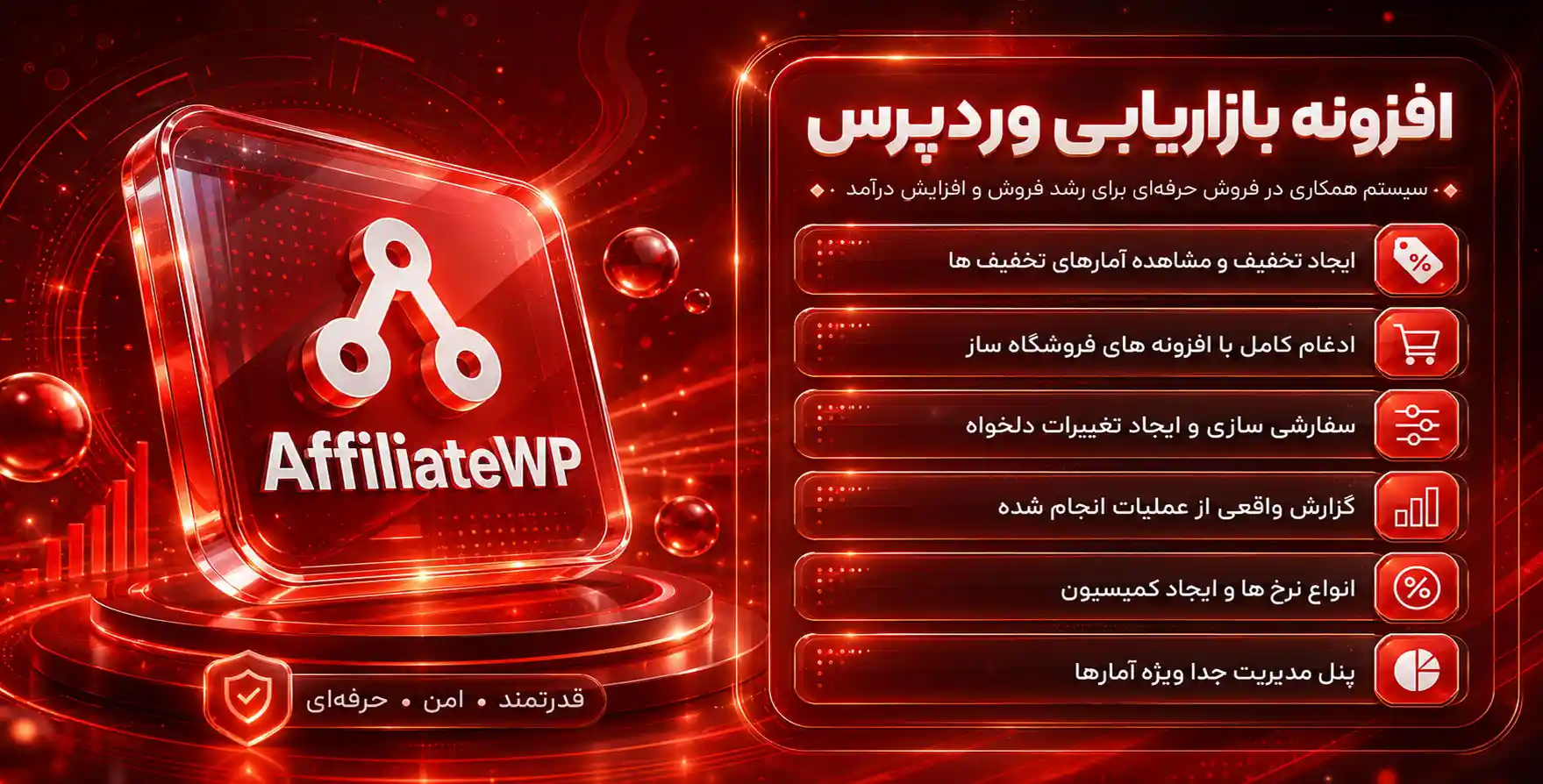 افزونه بازاریابی وردپرس AffiliateWp به همراه 40 افزودنی پرمیوم و حرفه ای