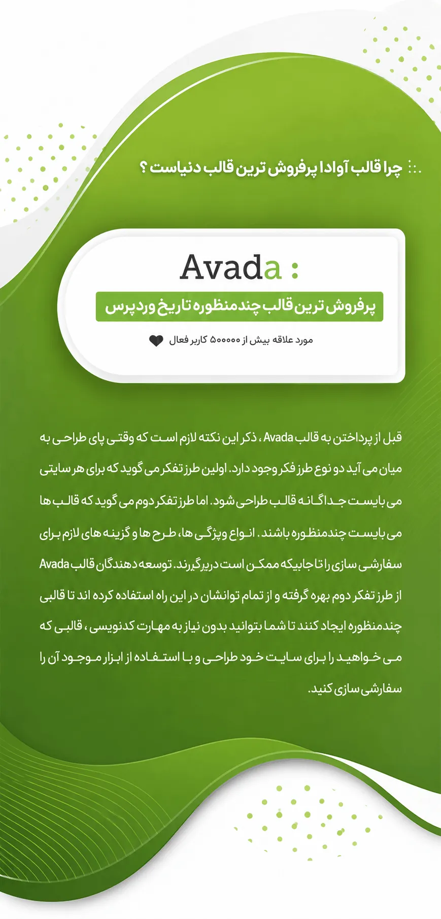 صفحهساز زنده Avada Live Visual Builder
