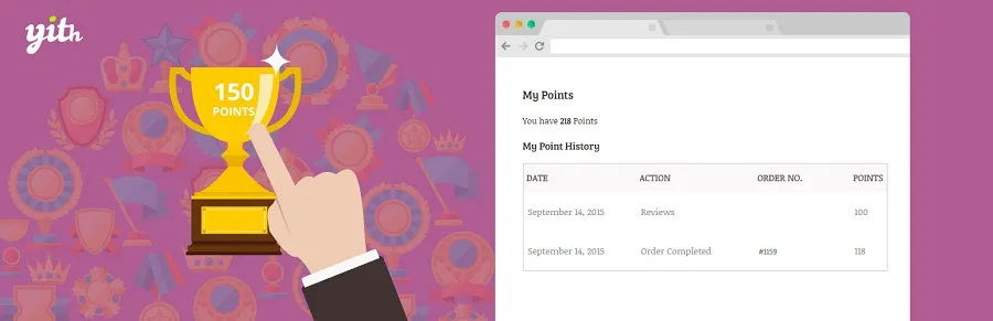 افزونه Yith woocommerce points and rewards