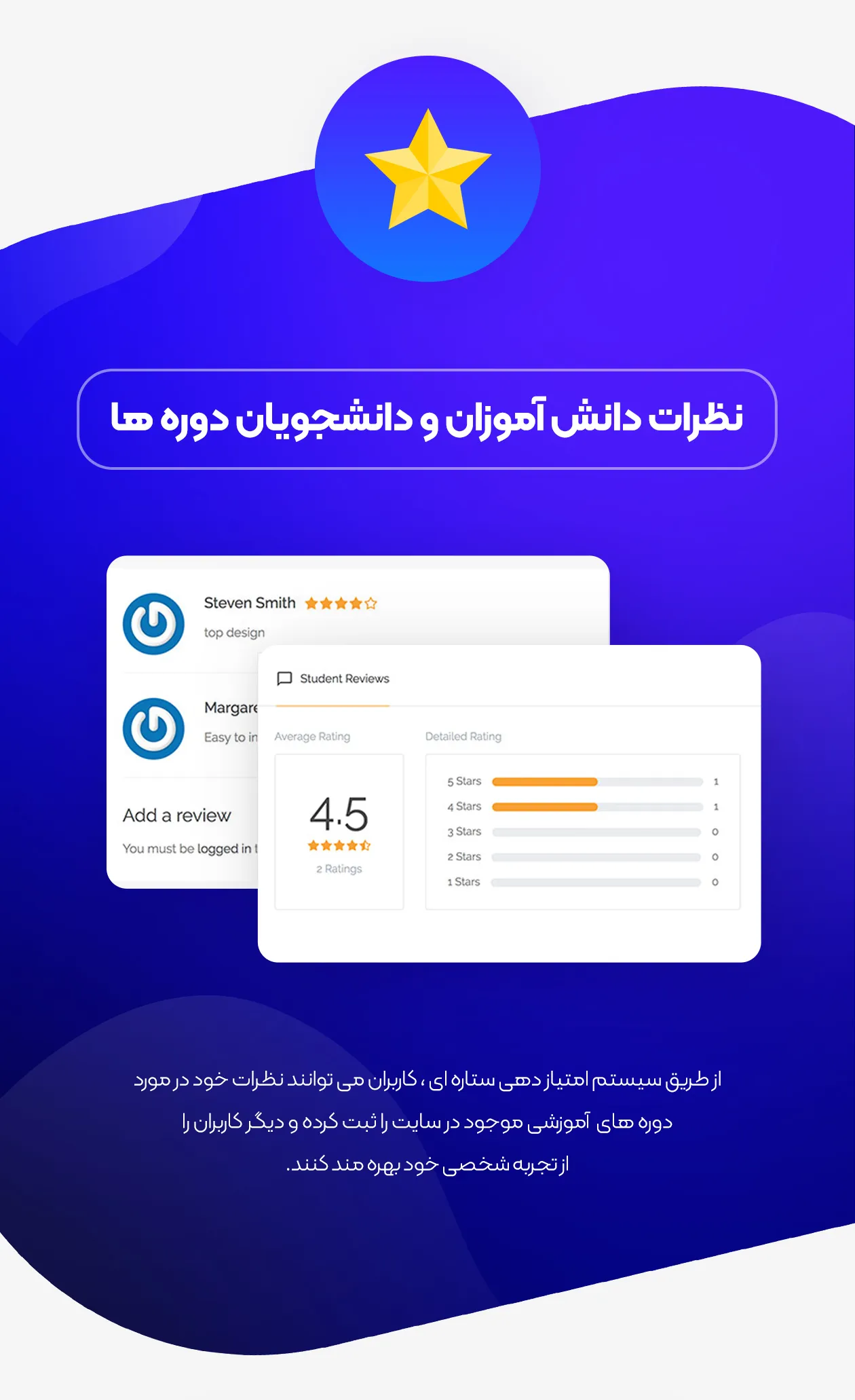 نظردهی در قالب آموزش آنلاین استادیار