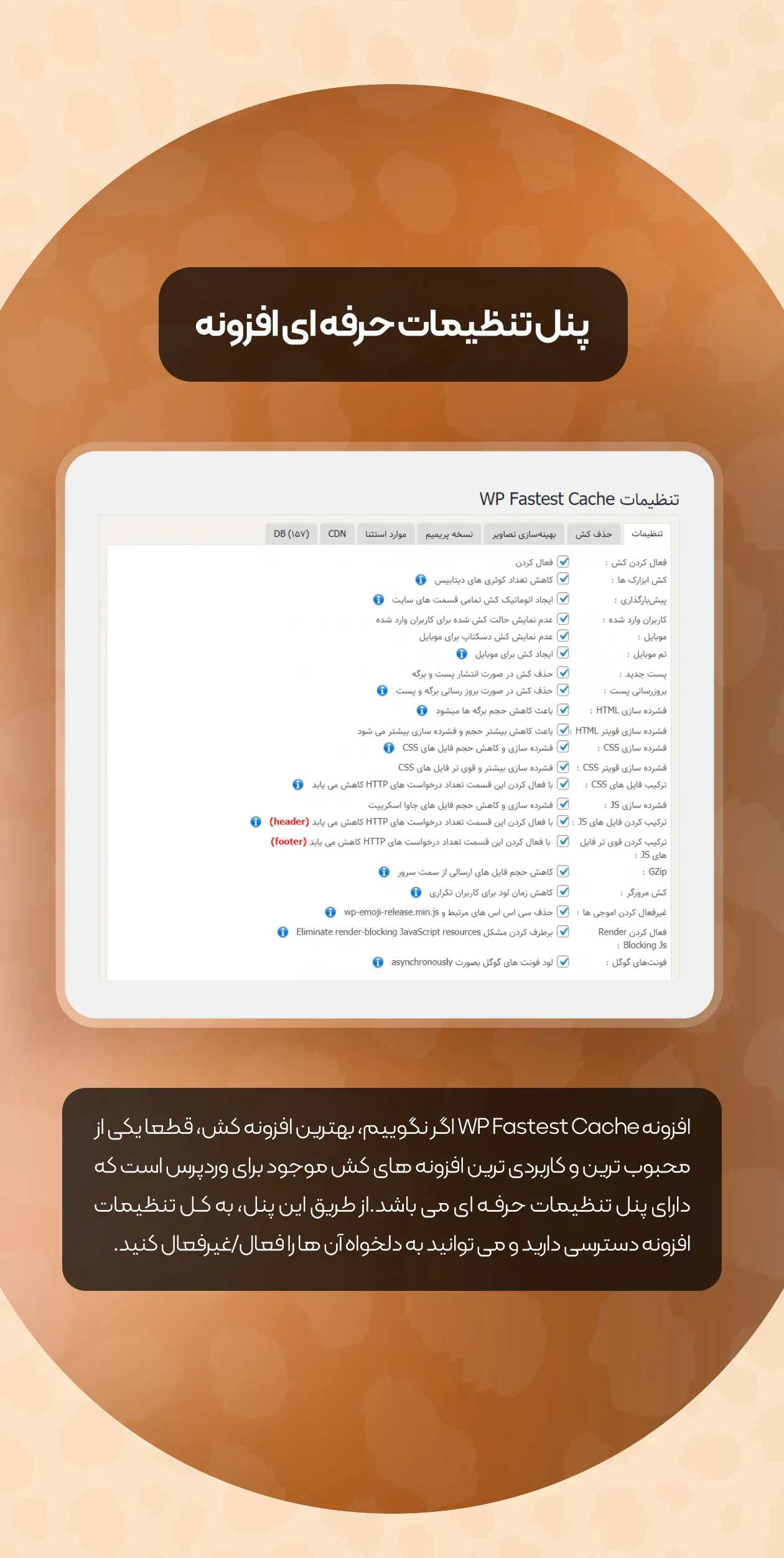 افزونه WP Fastest Cache