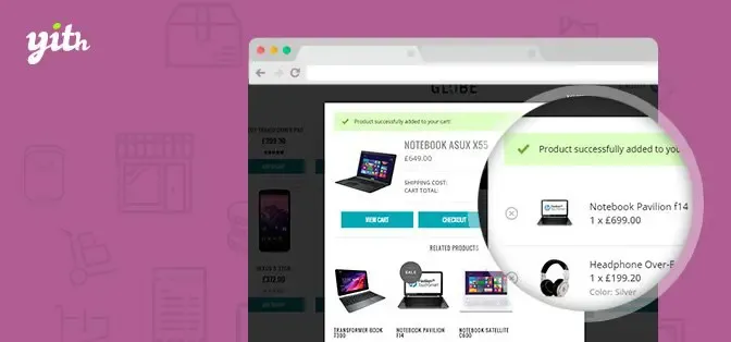افزونه YITH WooCommerce Added to Cart Popup | افزونه سبد خرید پاپ آپ | افزونه پاپ آپ افزودن به سبد خرید | افزونه پاپ آپ سبد خرید