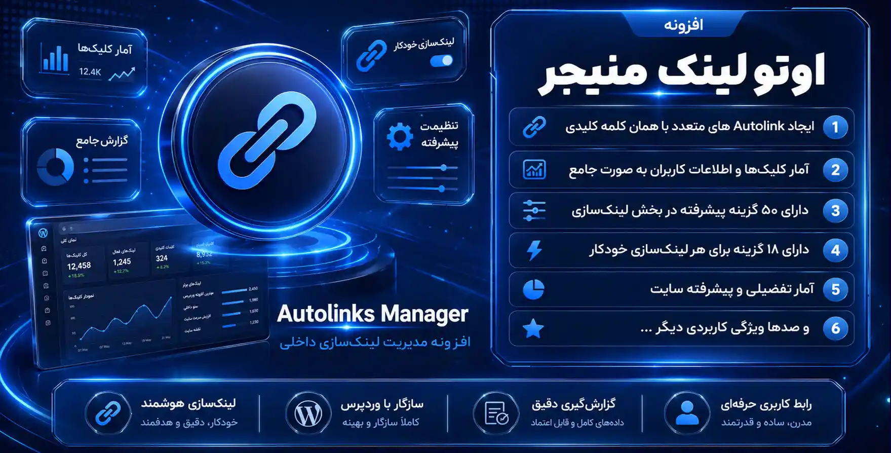 افزونه Autolinks Manager Pro | پلاگین لینک سازی داخلی خودکار