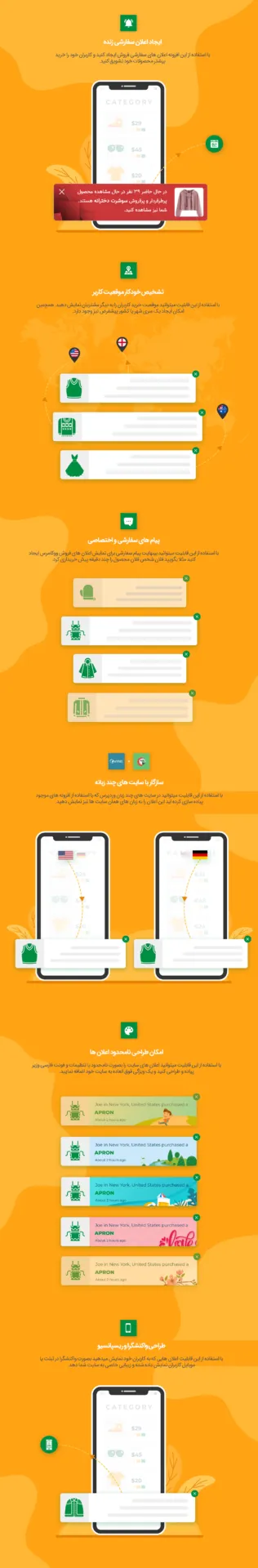 افزونه WooCommerce Notification | افزونه اعلان هوشمند | افزونه نوتیفیکیشن ووکامرس | نمایش نوتیفیکیشن در فروشگاه | افزونه نوتیفیکیشن