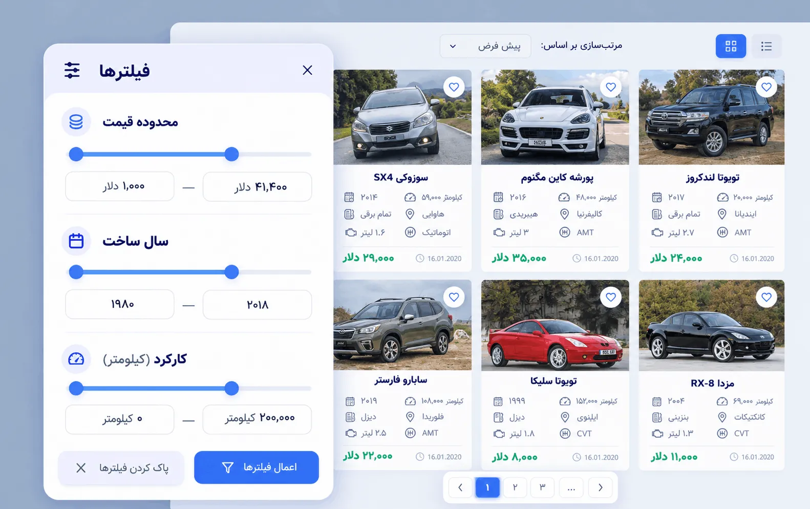 فیلتر بصری رنگی و تصویری در جت اسمارت فیلتر