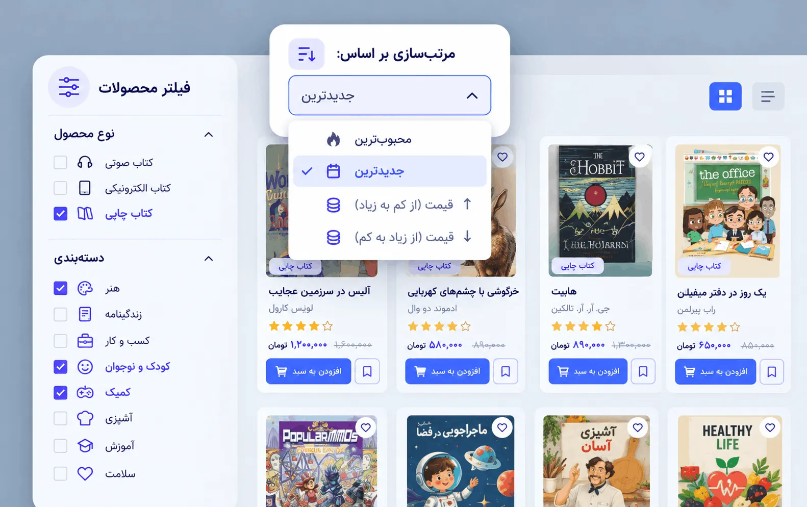 فیلتر دوره زمانی برای فیلتر دوره زمانی