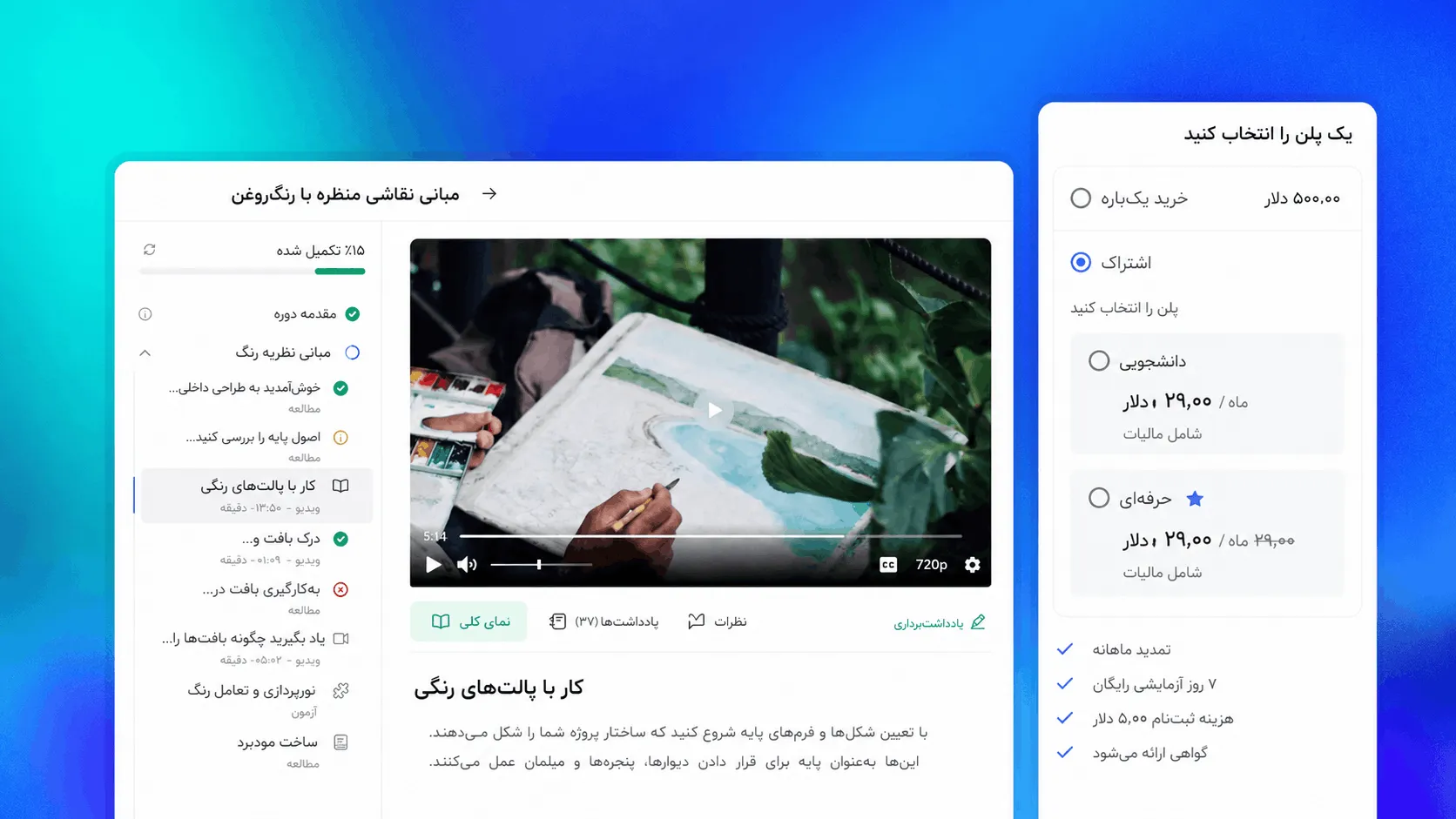 طراحی و صدور گواهینامه پایان دوره