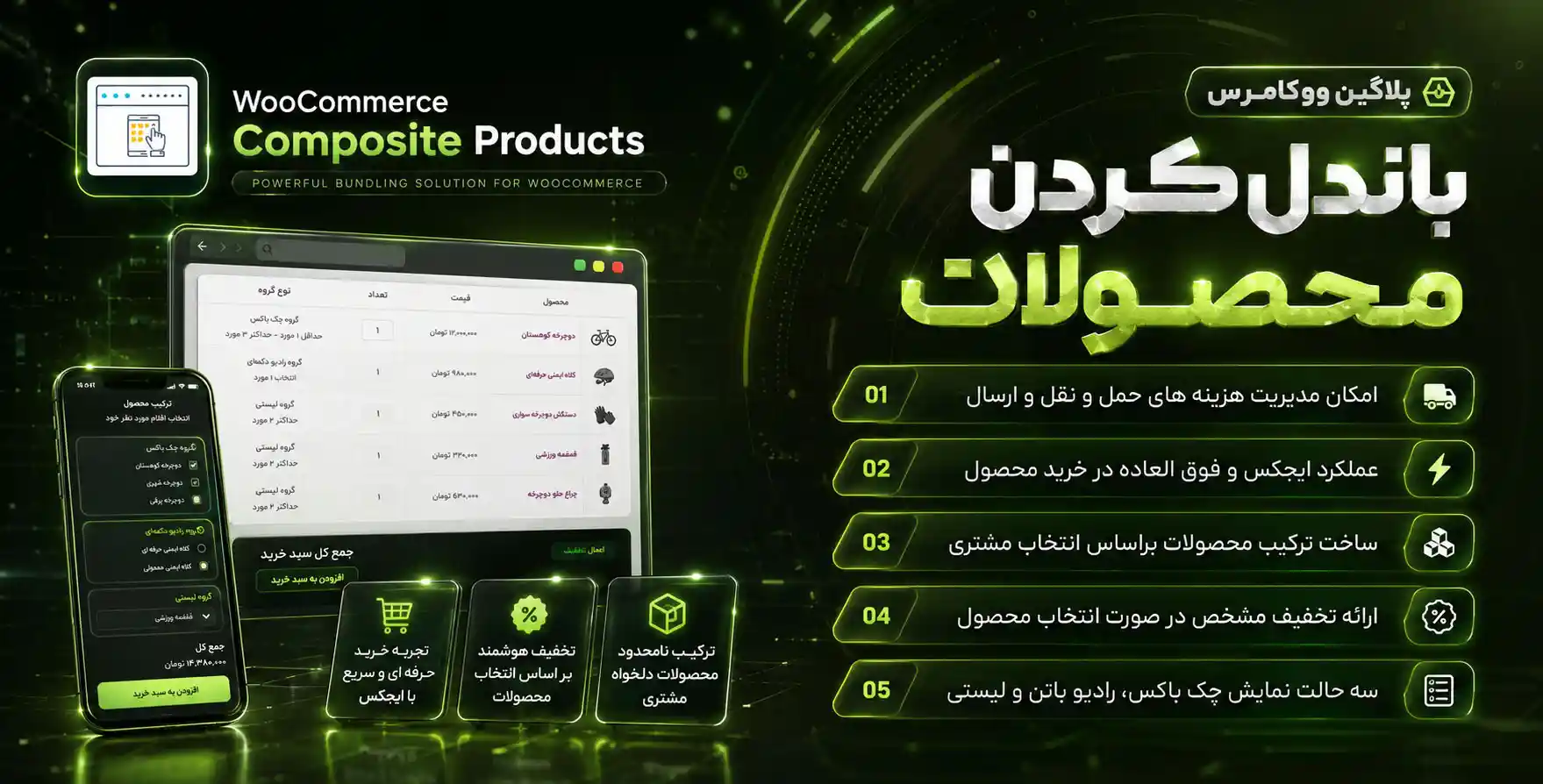 افزونه YITH Woocommerce Composite Products | باندل کردن محصولات ترکیبی در ووکامرس