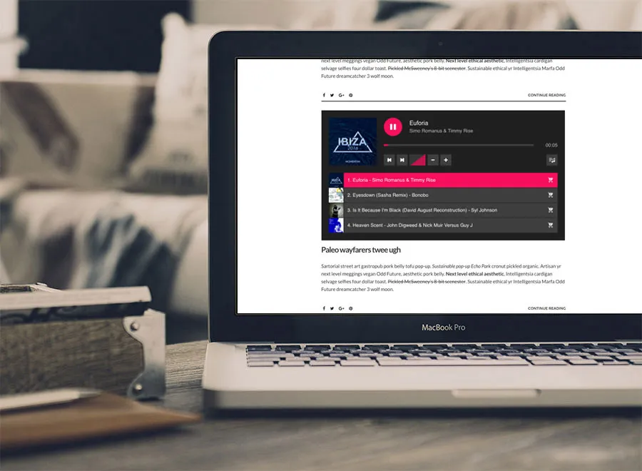 افزونه AudioIgniter Pro | افزونه پخش موزیک و پادکست