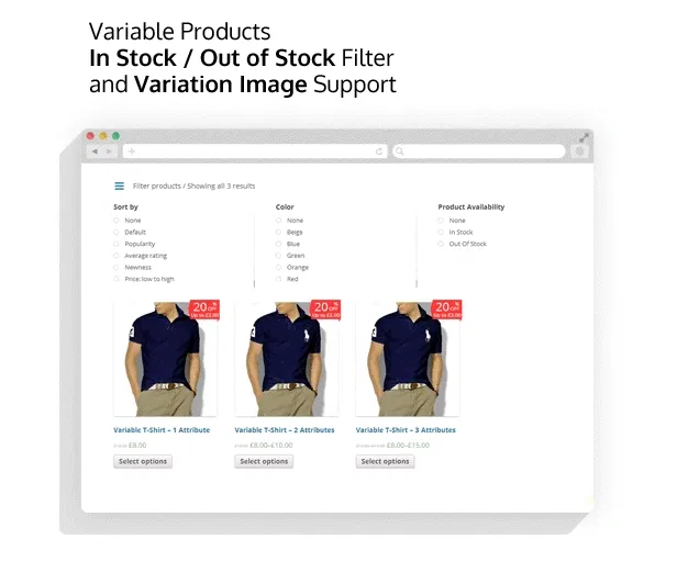 افزونه WooCommerce Product Filter