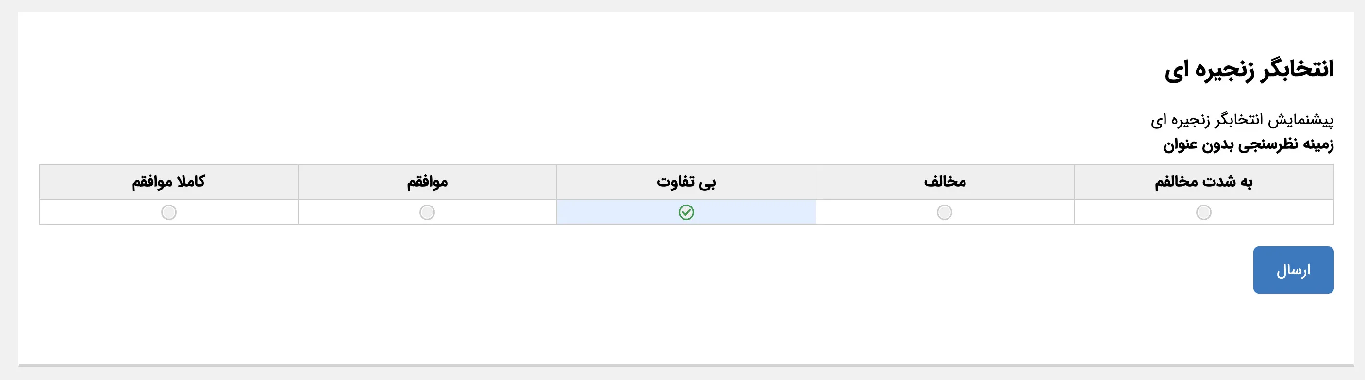 ایجاد نظرسنجی در افزونه گراویتی فرم | افزودنی Gravity Forms Survey